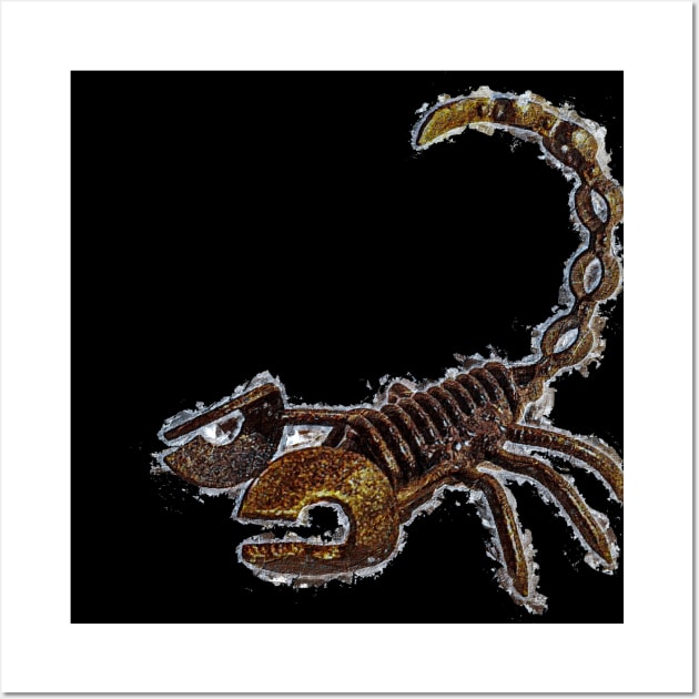 iron scorpion Wall Art by Be'Er Design